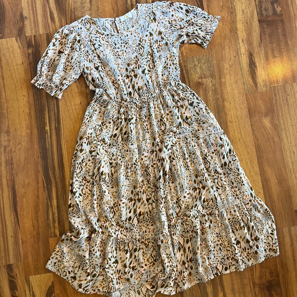 Nursing Dress! Juno jacks cotton midi dress